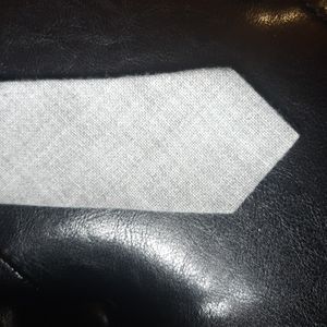 100% Acrylic Made in Canada Gray Tie
